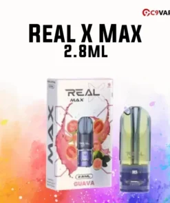 Real X Max กลิ่น Guava ฝรั่งหอมกรอบนิดๆ กลิ่นสดใหม่แบบผลไม้ไทย