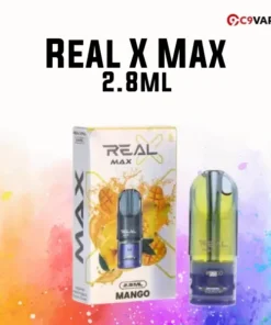 Real X Max กลิ่น Mango มะม่วงหอมสุกฉ่ำ หวานสดแบบผลไม้เมืองร้อน