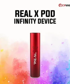 Real X Pod Infinity Device สีแชมเปญเรด แดงแชมเปญสุดหรู ดูดีมีระดับ