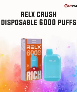 RELX Crush กลิ่นองุ่นแอปเปิ้ล หวานฉ่ำกลมกล่อม ผสานความสดชื่นแบบผลไม้คู่