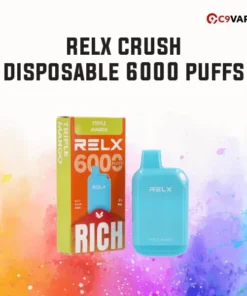 RELX Crush กลิ่นมะม่วงสามชั้น หอมเข้มเต็มมะม่วง สามสไตล์ในคำเดียว