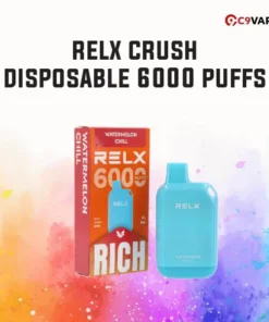 RELX Crush กลิ่นแตงโมชิลล์ หอมเย็นแตงโมฉ่ำ ๆ สูดแล้วสดชื่นถึงใจ