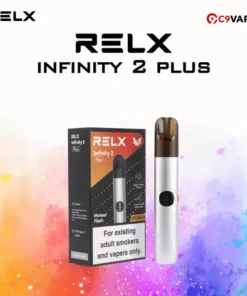 RELX Infinity 2 Plus สีแสงดาวตก เงินประกายวิบวับ เหมือนแสงพุ่งผ่านฟ้า