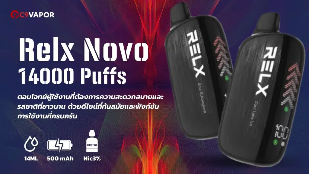 Relx Novo 14000 Puffs