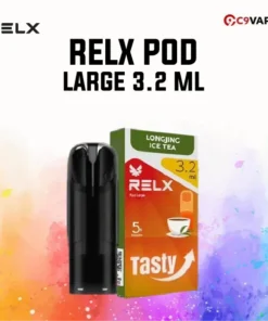 Relx Pod Large กลิ่นชาเขียวจีนแท้ เย็นสดชื่น หอมละมุนทุกคำ
