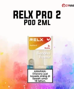 หัวพอต RELX Infinity Pro 2 กลิ่น Banana Freeze กล้วยเย็นจัด กลิ่นนุ่มแน่นแบบสมูทตี้