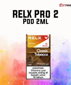 หัวพอต RELX Infinity Pro 2 กลิ่น Classic Tobacco ยาสูบกลิ่นคลาสสิก หอมกลมเข้ม