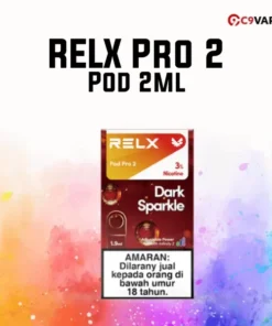 หัวพอต RELX Infinity Pro 2 กลิ่น Dark Sparkle กลิ่นโคล่าหม่นซ่า ลึกลับเย้ายวน
