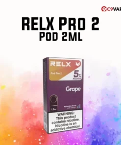 หัวพอต RELX Infinity Pro 2 กลิ่น Grape Nic 50 องุ่นหอมหวานเข้มข้น พร้อมนิโคตินเต็มๆ