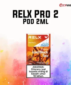 หัวพอต RELX Infinity Pro 2 กลิ่น Iced Black Tea ชาดำเย็นหอมเข้ม สดชื่นทุกคำสูด