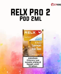 หัวพอต RELX Infinity Pro 2 กลิ่น Lemon Ice Tea ชามะนาวเย็น กลิ่นสดใสซ่าๆ
