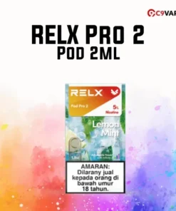 หัวพอต RELX Infinity Pro 2 กลิ่น Lemon Mint เลมอนผสมมิ้นท์ เปรี้ยวสดชื่นเย็นจี๊ด