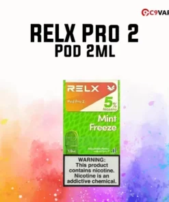 หัวพอต RELX Infinity Pro 2 กลิ่น Mint Freeze มิ้นท์เย็นจัด สดชื่นสะใจ