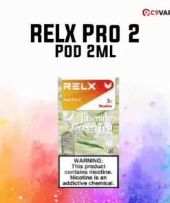 หัวพอต RELX Infinity Pro 2 กลิ่น Jasmine Green Tea ชาเขียวมะลิหอมละมุน กลิ่นนุ่ม หวานบางเบา ผ่อนคลายสไตล์โอเรียนทัล