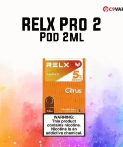 หัวพอต RELX Infinity Pro 2 กลิ่น Citrus Nic 50 กลิ่นซิตรัสเปรี้ยวจัดจ้าน พร้อมนิโคติน 50mg