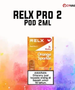 หัวพอต RELX Infinity Pro 2 กลิ่น Orange Sparkle ส้มซ่าเปรี้ยวหวาน สดใสทุกคำ