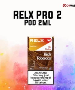 หัวพอต RELX Infinity Pro 2กลิ่น Rich Tobacco กลิ่นยาสูบเข้มข้น หรูหรามีระดับ