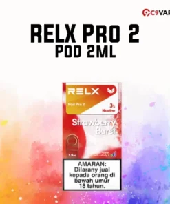 หัวพอต RELX Infinity Pro 2 กลิ่น Strawberry Burst สตรอว์เบอร์รี่ระเบิดความหวาน สดชื่นเต็มคำ
