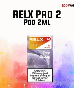 หัวพอต RELX Infinity Pro 2 กลิ่น Taro Scoop ไอศกรีมเผือกหอมละมุน นุ่มนวลน่าลิ้มลอง