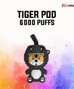 Tiger Pod 6000 Puff กลิ่นโค้กซ่าจัด หวานซ่าแบบคลาสสิก สดชื่นเหมือนเปิดขวดใหม่