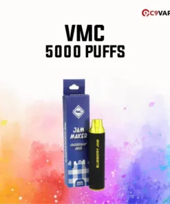 VMC 5000 Puff กลิ่น Blueberry Jam บลูเบอร์รี่แยมเข้มข้น หวานลึก หอมละมุน