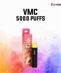 VMC 5000 Puff กลิ่น Yoyo Peach ลูกพีชหอมหวานสไตล์โยโย่ กลิ่นน่ารักสดใส