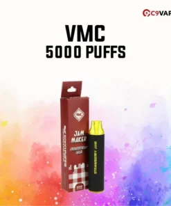 VMC 5000 Puff กลิ่น Strawberry Jam แยมสตรอเบอร์รี่หอมหวานเข้มข้น คลาสสิกไม่แพ้ใคร
