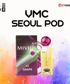 VMC Seoul Pod กลิ่นองุ่นเข้มลึก หอมเย็นสไตล์หรู