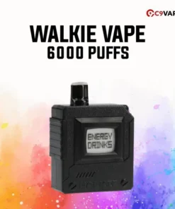 Walkie 6000 Puff กลิ่น Energy Drinks กลิ่นเครื่องดื่มชูกำลัง หอมหวานซ่า เร้าใจ
