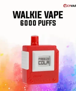 Walkie 6000 Puff กลิ่น Freeze Cola โคล่าหวานซ่าจัดเต็ม พร้อมความเย็นสุดคูล