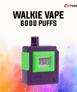 Walkie 6000 Puff กลิ่น Grape Daddy Purple องุ่นเข้มสายดาร์ก หอมฟุ้งติดจมูก