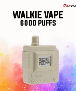 Walkie 6000 Puff กลิ่น Ice Mocha กาแฟช็อกโกเย็น หอมเข้มละมุนลิ้น