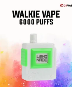 Walkie 6000 Puff กลิ่น Lemonade น้ำเลมอนเปรี้ยวซ่า หอมสดชื่นคลายร้อน