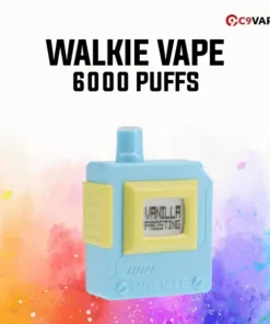 Walkie 6000 Puff กลิ่น Vanilla Frosting วนิลาเนียนละมุน กลิ่นคล้ายครีมเค้ก