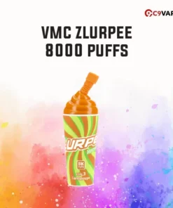 VMC 8000 Puffs Zlurpee กลิ่น Cantalupe แคนตาลูปหอมละมุน หวานนุ่มสดชื่นเหมือนเพิ่งแช่เย็น