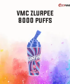 VMC 8000 Puffs Zlurpee กลิ่น Mixberry เบอร์รี่รวมสุดเข้มข้น หอมหวานเปรี้ยวกลมกล่อม
