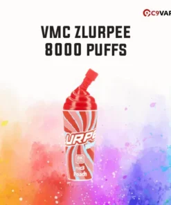 VMC 8000 Puffs Zlurpee กลิ่น Peach พีชหอมละมุน กลิ่นหวานนวลแบบลูกพีชสุกเต็มคำ