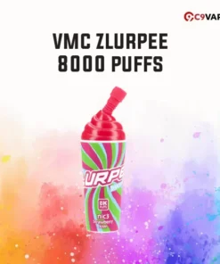 VMC 8000 Puffs Zlurpee กลิ่น Strawberry Kiwi หวานซ่อนเปรี้ยวลงตัวจากสตรอว์เบอร์รี่และกีวี่