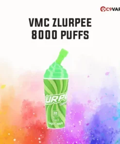 VMC 8000 Puffs Zlurpee กลิ่น Sugus Apple แอปเปิ้ลหอมแนวลูกอมซูกัส เปรี้ยวหวานติดลิ้น