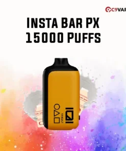 Insta Bar PX 15000 Puffs กลิ่น Yakult หอมเปรี้ยวนุ่มแนวนมเปรี้ยว สดชื่นเหมือนดื่มจริง