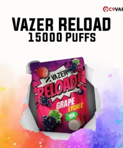 vazer reload 15k grape lychee องุ่นลิ้นจี่