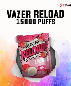 vazer reload 15k lychee ลิ้นจี่