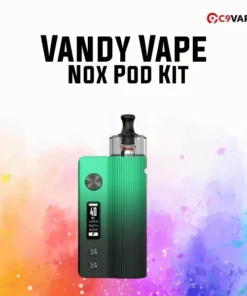 vandy vape nox pod kit aurora green black v1