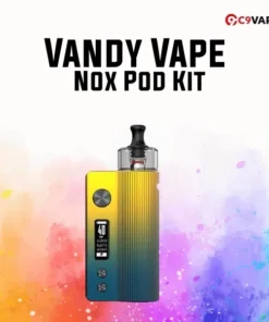 vandy vape nox pod kit dawn yellow blue v1