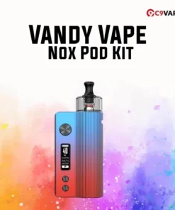 vandy vape nox pod kit twillight blue red v1