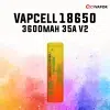 ถ่านชาร์จ Vapcell ทอง 18650 3600mAh 35A V2 (1 ก้อน)