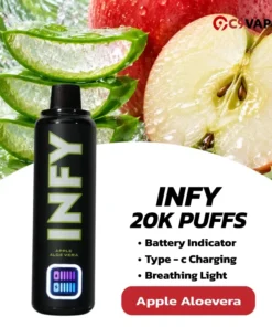 Infy 20K กลิ่น Apple Aloevera แอปเปิ้ลว่านหาง หอมนุ่ม