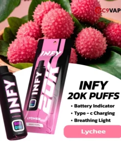 Infy 20k กลิ่น ลิ้นจี่ lychee