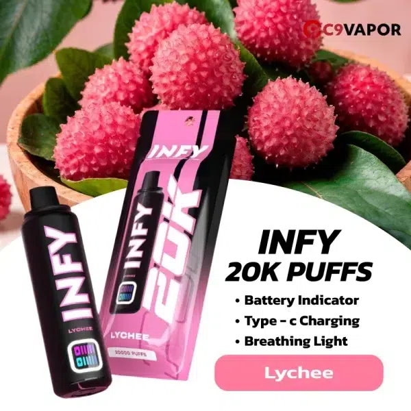 Infy 20k กลิ่น ลิ้นจี่ lychee