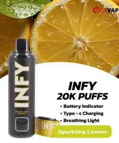 Infy 20K กลิ่น Sparkling Lemon เลมอนซ่า สดชื่น